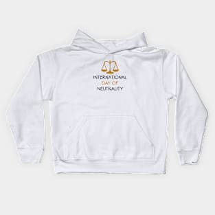 International Day of Neutrality Kids Hoodie